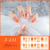 UV gel manicure sticker semi-curing