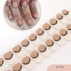 2026 New Christmas Gel Nail Sticker Lighting Harden Semi-Curing Nail Sticker