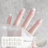 [No Lighting] Light Blue Embossed Cat's Eye Gel Nail Wrap