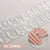 Christmas gel UV semi-cured nail sticker NC250086