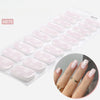 Semicured UV gel nail sticker kit