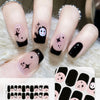 2026 New Christmas Gel Nail Sticker Lighting Harden Semi-Curing Nail Sticker