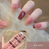 2026 New Christmas Gel Nail Sticker Lighting Harden Semi-Curing Nail Sticker