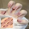 Semi-cured gel uv strips short nails 47DT