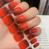 Black Red Ombre|32 Pcs Soft Gel Press-On Nails Real Gel Nail Extensions