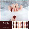 UV gel manicure sticker semi-curing
