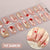 Christmas gel manicure sticker semi-cured NF260030