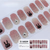 UV semicured nail stickers