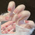 Semi-cured gel uv strips short nails 46DT