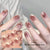 Semi-cured gel uv strips short nails 54DT
