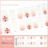 Pumpkin UV semi-cured gel manicure sticker
