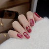 UV Gel Sticker Semi-cured Red Snowflake