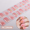 Christmas gel UV semi-cured nail sticker