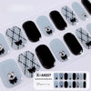 UV semicured nail stickers