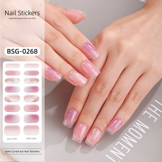 Salon-Quality Gel Nails Strips BSG-0268