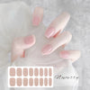 [No Lighting] Light Blue Embossed Cat's Eye Gel Nail Wrap