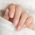 Semi Cured Gel Nail Strips Pink Blush