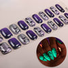 Semi-Cure Gel Nail Art Sticker Halloween Night Light Ghost Demon Spider Web UV Nail Sticker