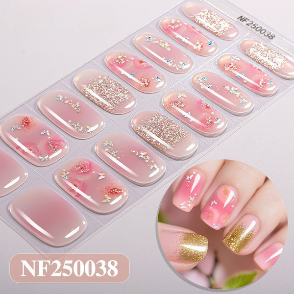 Semi-Cure Gel Nail Sticker NF250038