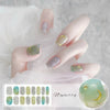 [No Lighting] Light Blue Embossed Cat's Eye Gel Nail Wrap