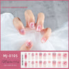 Pumpkin UV semi-cured gel manicure sticker