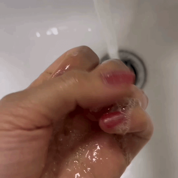 UV-free gel nail Orange Glitter