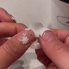 UV-free gel nail White Flower