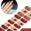 2026 New Christmas Gel Nail Sticker Lighting Harden Semi-Curing Nail Sticker