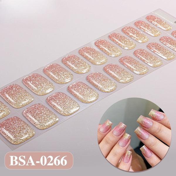 UV-Free Pink Glitter Ombre