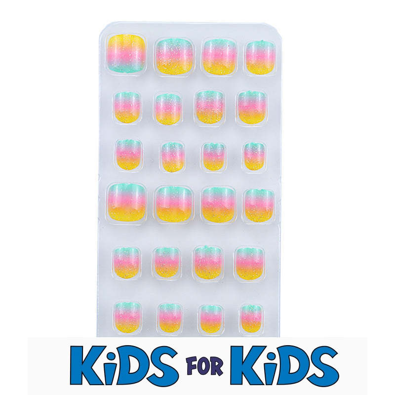 Mini Press On Nails For Kids 24 Pcs KPN3-016