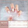 Pumpkin UV semi-cured gel manicure sticker