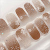 [No Lighting] Light Blue Embossed Cat's Eye Gel Nail Wrap