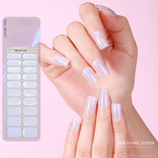 Semicured UV gel nail sticker kit NC240319