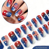 Independence Day 20 Finger Semi-Cure Gel Nail