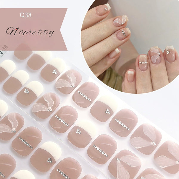 UV Free 5D Gel Nail Art Sticker Q39