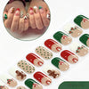 2026 New Christmas Gel Nail Sticker Lighting Harden Semi-Curing Nail Sticker