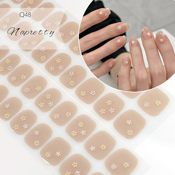 UV Free 5D Gel Nail Art Sticker Q39