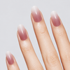 Nude Coffee Solid Glossy Gel Nail Stickers