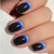 Semi-cured nail sticker Black Glossy