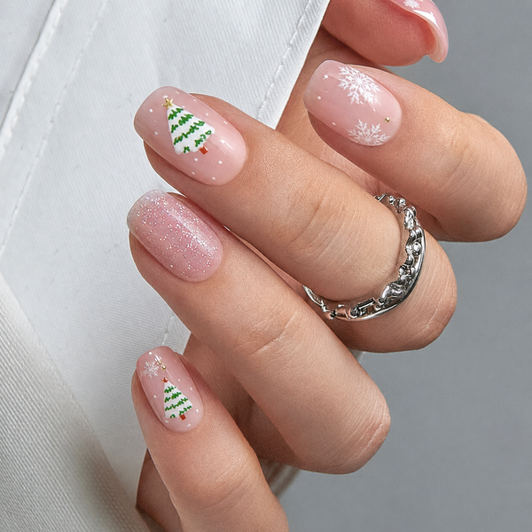 Semicured UV gel nail sticker kit JR42（24PCS）