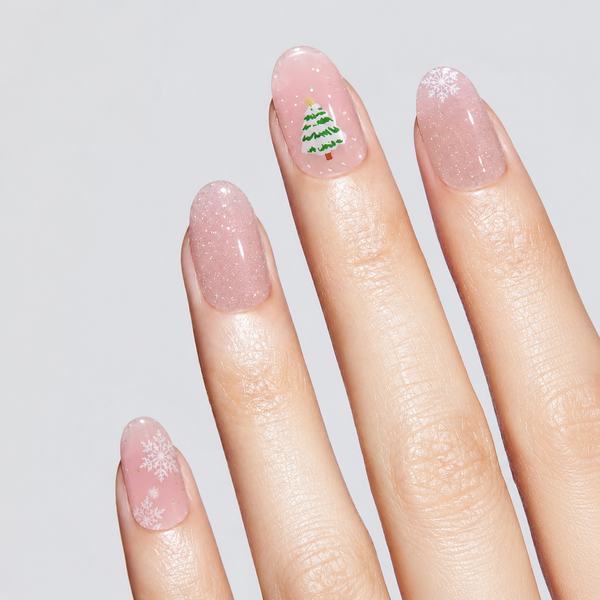 Semicured UV gel nail sticker kit JR42（24PCS）