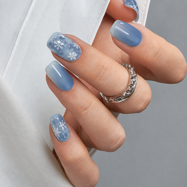 Semicured UV gel nail sticker kit NF240173