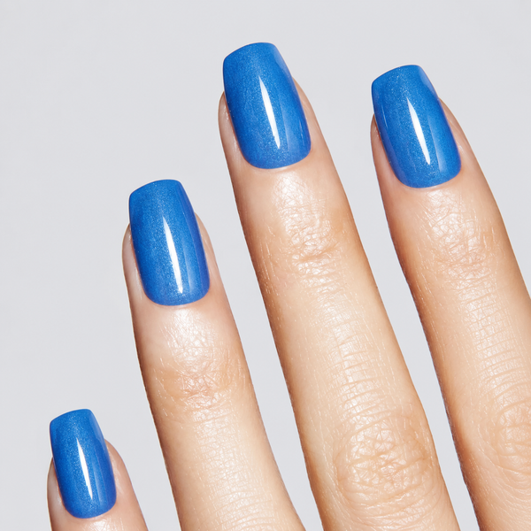 20PCS Semi Cured Gel Nail Polish Strips Blue