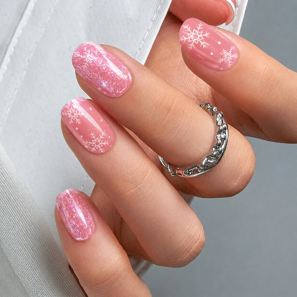 Semicured UV gel nail sticker kit NF240162