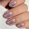 Semi-cured nail sticker Colorful Glitter
