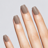 Semicured UV gel nail sticker nude brown