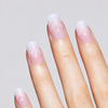 Pink Ombre French Tip Sheer Gel Nail Stickers
