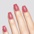 Christmas Rose Pink Shimmer Glitter Gel Nail Stickers