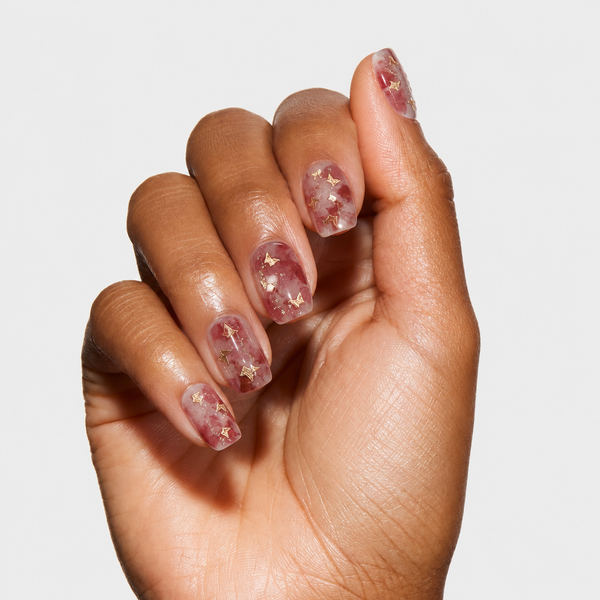 Semicured UV gel nail sticker kit UVG60124