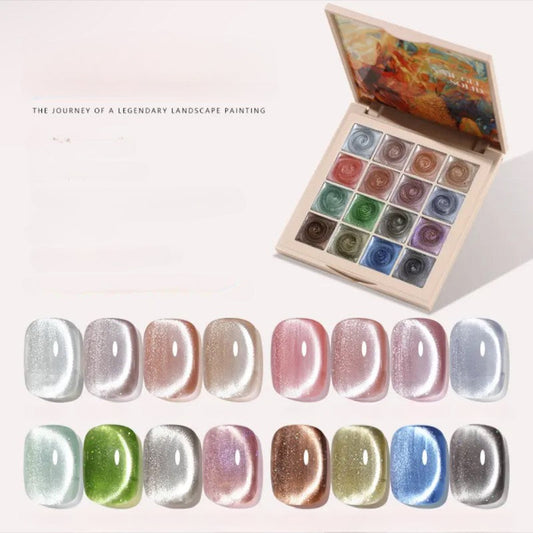 16 Colors Solid Nail Gel Set10